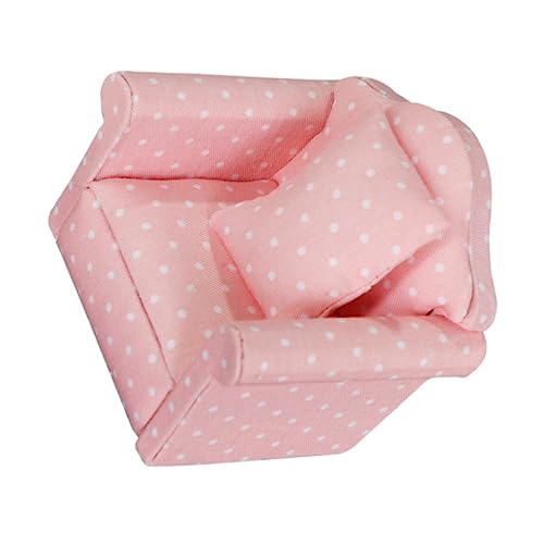 BESTonZON Elegantes 1-teiliges Dot Sofa Spielhaus Zubehör Mit Couch Kissen Für Dekorative von BESTonZON
