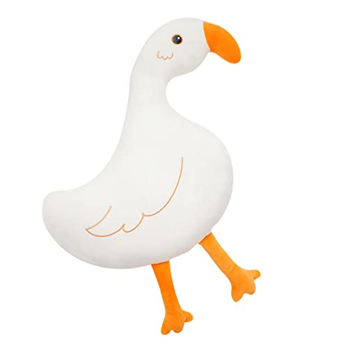 BESTonZON 1Stk Plüschpuppenkissen dekoratives Puppengeschenk Plüschpuppe Haushaltspuppe dekoratives Puppenspielzeug Dekokissen Kissen in Tierform kurzer Plüsch Weiß von BESTonZON