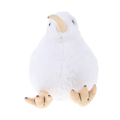 BESTonZON Entzückende Plüsch Vogel Puppe Spielzeug Weiß 28cm Tier Schmuck Kinder von BESTonZON