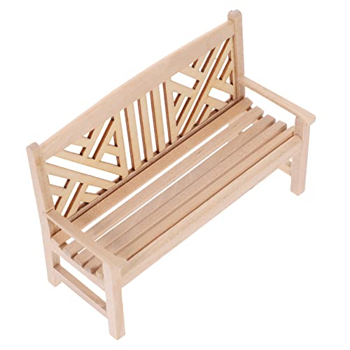 BESTonZON 1Stk Puppenstuben-Doppelsessel für kinderspielzeug holzspielzeug kinderknallzeug bastelzeug Miniatur-Zubehör Miniaturen stühle Mini Möbel DIY Möbelmodell hölzern BESTonZON 1Stk Puppenstuben-Doppelsessel für kinderspielzeug holzspielzeug kinderknallzeug bastelzeug Miniatur-Zubehör Miniaturen stühle Mini Möbel DIY Möbelmodell hölzern von BESTonZON
