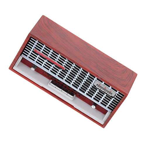BESTonZON 1Stk Tonbandgerät Modell Desktop- Miniaturmöbel Miniatur-Phonograph Grammophon hühner gieskanne kinderspielzeug Desktop-Ornament simuliertes Radio Abs rot von BESTonZON