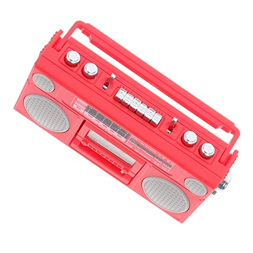 BESTonZON 1Stk Tonbandgerät Modell Miniatur-Phonograph Grammophon Lebensgeräte Miniaturmöbel für kinderspielzeug Miniatur-Aufnahmegerät Mini-Hausrecorder Abs rot BESTonZON 1Stk Tonbandgerät Modell Miniatur-Phonograph Grammophon Lebensgeräte Miniaturmöbel für kinderspielzeug Miniatur-Aufnahmegerät Mini-Hausrecorder Abs rot von BESTonZON