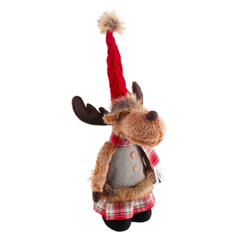 BESTonZON 1Stk Weihnachts-Teleskop-Elch für weihnachtsdekos Weihnachts-Plüsch-Elch-Puppe Plüschtiere Weihnachts-Elch-Ornament Teleskoppuppe Stoff Grey BESTonZON 1Stk Weihnachts-Teleskop-Elch für weihnachtsdekos Weihnachts-Plüsch-Elch-Puppe Plüschtiere Weihnachts-Elch-Ornament Teleskoppuppe Stoff Grey von BESTonZON