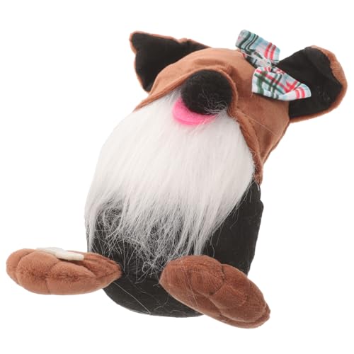 BESTonZON 1Stk langhaarige Welpenpuppe Figuren Geburtstag des Hundes Plüschtiere deko Party für Toys for Plüsch-Welpen-Puppe Hundepuppe Grey von BESTonZON