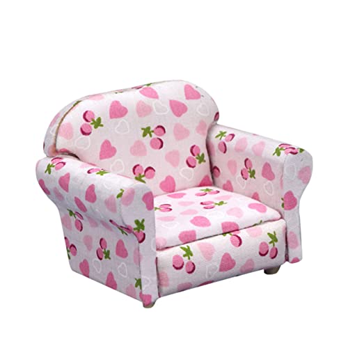 BESTonZON 1stk Mini- Puppenhausmöbel Miniatur-puppenstubensofa Winziges Accessoires Und Möbel Miniatur- -kit Mini- Puppenhäuser Miniatur-Sofa- Holz Rosa BESTonZON 1stk Mini- Puppenhausmöbel Miniatur-puppenstubensofa Winziges Accessoires Und Möbel Miniatur- -kit Mini- Puppenhäuser Miniatur-Sofa- Holz Rosa von BESTonZON
