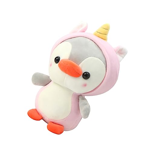 BESTonZON 1stk Plüschtier Pinguin Kinderspielzeug Cartoon-Pinguin-Puppe Kinderpuppe Pinguin- Pinguin Plüschpuppe Modische Heimtextilien Plüschtiere Rosa Pp Baumwolle von BESTonZON