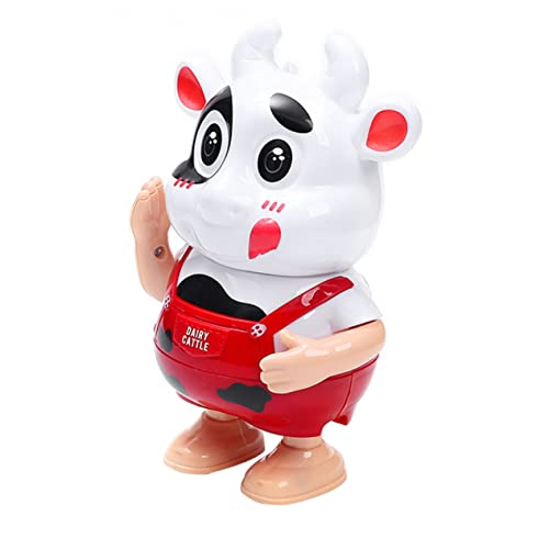 BESTonZON 1stk Sternzeichen Ochse Vieh Musikalisches Vieh Elektrisches Kuhspielzeug Maskottchen Kuh Maskottchen des Neuen Jahres Bildungsspielzeug Abs von BESTonZON