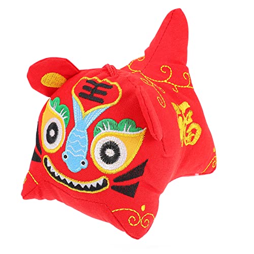 BESTonZON 1stk Tigerpuppe Glückspuppen Tierpuppe Tiger Figur Tigerjahr-Verzierungen Cartoon-Figur-schmuck Festival-puppenverzierung Home-Desktop- Rot Stoff BESTonZON 1stk Tigerpuppe Glückspuppen Tierpuppe Tiger Figur Tigerjahr-Verzierungen Cartoon-Figur-schmuck Festival-puppenverzierung Home-Desktop- Rot Stoff von BESTonZON