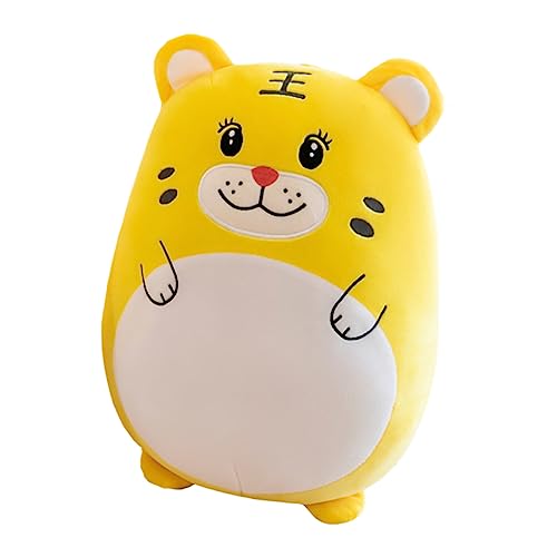 BESTonZON 1stk Tigerpuppe Stofftierpuppe Kinderspielzeug Weihnachten Plüschtiere Cartoon-Tiger-Puppen Plüschpuppe Hübsche Puppe Tierplüschspielzeug Pp Baumwolle Yellow von BESTonZON