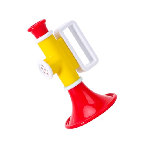 BESTonZON 1-teiliges Musikinstrument Für Kinder Trompetenspielzeug Aus Kunststoff Einfach Zu Bedienen Bunt Ideal Für Kindergeburtstage Und Feiertage von BESTonZON