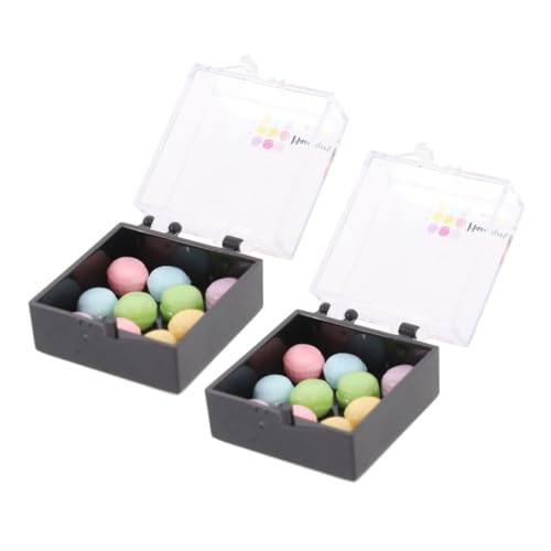 BESTonZON 2 Boxen Kunststoff Dekorative Gefälschte Dessert Prop Keks Mini Lebensmittel BESTonZON 2 Boxen Kunststoff Dekorative Gefälschte Dessert Prop Keks Mini Lebensmittel von BESTonZON
