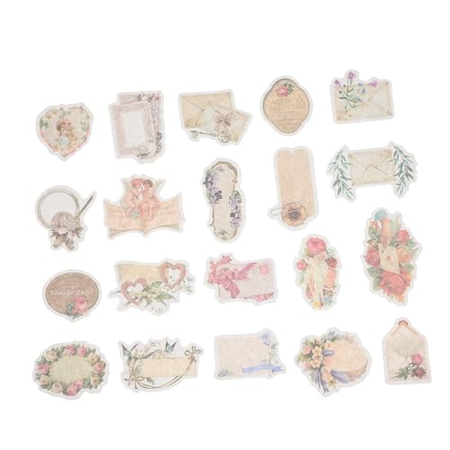 BESTonZON 2 Boxen Material Dekorative Aufkleber Scrapbook Retro Nagelaufkleber DIY Aufkleber Notebook Decal Selbstkleber Aufkleber Album Aufkleber Händemaße Aufkleber Vintage Sticker BESTonZON 2 Boxen Material Dekorative Aufkleber Scrapbook Retro Nagelaufkleber DIY Aufkleber Notebook Decal Selbstkleber Aufkleber Album Aufkleber Händemaße Aufkleber Vintage Sticker von BESTonZON