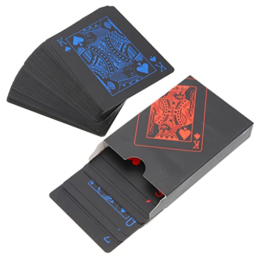 BESTonZON 2 Boxen Spielkarneval aufbwahrungs-Box vorratsboxen Poker-Spielkarten aufbewarboxen Gry planszowe Kartenspiel Coole Spielkarten Pokerspiel für Party unterhaltsame Karten Plastik von BESTonZON