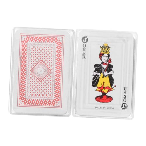 BESTonZON 2 Kartons Mini-Spielkarten Kartenspiel Spiele Trading Cards stickkarten für mini Spielkarten Card Games small Favors kleine Spielkarten kleines Spielkartenset Papier von BESTonZON