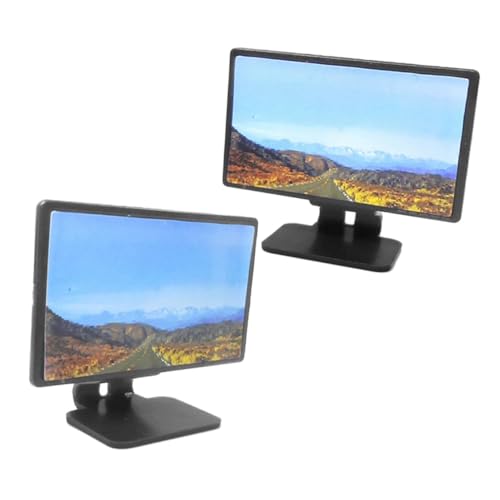 BESTonZON 2 Maßstab Robuste Kunststoff-mikrofernseher für Puppenhaus Wohnzimmerdekoration Realistische Elektronik Sammler Geschenkobjekt BESTonZON 2 Maßstab Robuste Kunststoff-mikrofernseher für Puppenhaus Wohnzimmerdekoration Realistische Elektronik Sammler Geschenkobjekt von BESTonZON