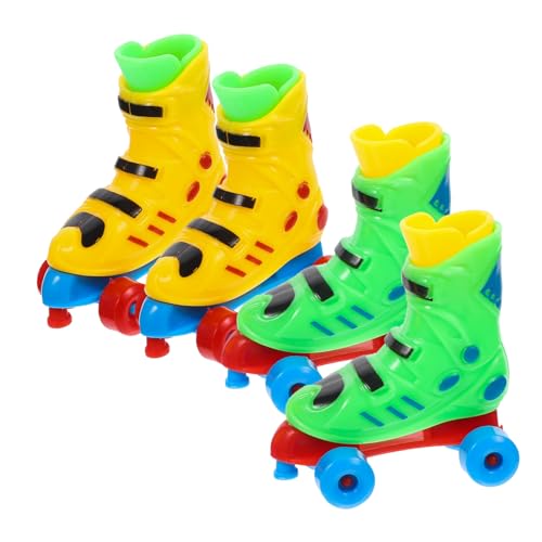 BESTonZON 2 Paar Finger Skateboard Set Finger Rollschuhe Tragbares Dekompression Bunte Modell Rollschuhe für Stressbewältigung und Fingertraining Zufällige Farbe Zufällige Farbe BESTonZON 2 Paar Finger Skateboard Set Finger Rollschuhe Tragbares Dekompression Bunte Modell Rollschuhe für Stressbewältigung und Fingertraining Zufällige Farbe Zufällige Farbe von BESTonZON
