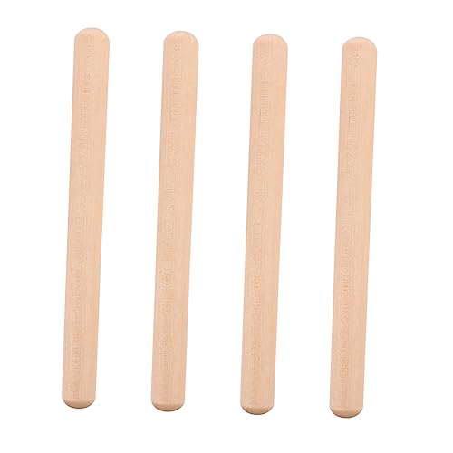 BESTonZON 2 Paar Rhythmus-Stick-Percussion Schlagzeug für Mundharmonikas Xylophon kinderinstrumente musikinstrumente hölzerner Musikstock Rhythmusstab aus Holz von BESTonZON
