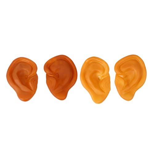 BESTonZON 2 Paare fasle easr Halloween Ohren falsche Ohren Fake ohringe falsche Kostümohren Requisitenohren blutiges Ohr Cosplay Halloween -Ohrringe Halloween-Ohr Halloween-Requisiten von BESTonZON