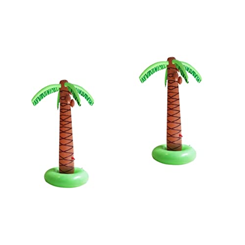 BESTonZON 2 STK Aufblasbarer Sprinkler für Palmen aufblasbarer Wassersprinkler Spielzeug für den Strand Outdoor-Spielset Outdoor-Bewässerungsspielzeug Sommer Accessoires draussen Zubehör von BESTonZON
