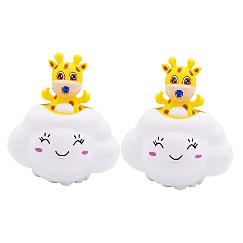 BESTonZON 2 STK Badespielzeug Spray Wasser Shower Toys wasserspielzeug Children's Sprinkler Toys Duschspielzeug für Duschbad Plastik Weiß BESTonZON 2 STK Badespielzeug Spray Wasser Shower Toys wasserspielzeug Children's Sprinkler Toys Duschspielzeug für Duschbad Plastik Weiß von BESTonZON