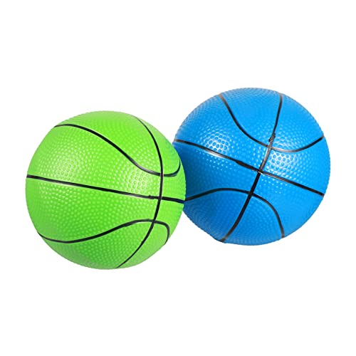 BESTonZON 2 STK Basketball Hüpfbälle Für Den Kindergarten Hüpfball Für Sportangebot Für Blue PVC von BESTonZON