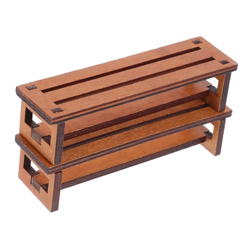 BESTonZON 2 STK Mini-Stuhldekoration Mini-Modellbaum Möbelkopfstütze fantasievolle Dekoration Heimdekoration Holzstuhl Deko Kleine Stühle Mini-Hocker-Modell Dollhouse Dekorationen Brown BESTonZON 2 STK Mini-Stuhldekoration Mini-Modellbaum Möbelkopfstütze fantasievolle Dekoration Heimdekoration Holzstuhl Deko Kleine Stühle Mini-Hocker-Modell Dollhouse Dekorationen Brown von BESTonZON