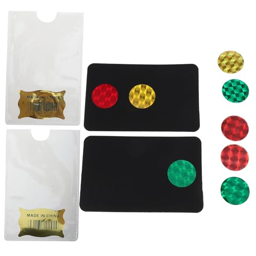 BESTonZON 2 STK. Ampelwechselkarte Kinderstreich-Gadget Halloween-Spiele Spielkarten Kinderspielzeug Partyartikel Für Mysteriöses Party-kartenspiele Ampel PVC BESTonZON 2 STK. Ampelwechselkarte Kinderstreich-Gadget Halloween-Spiele Spielkarten Kinderspielzeug Partyartikel Für Mysteriöses Party-kartenspiele Ampel PVC von BESTonZON