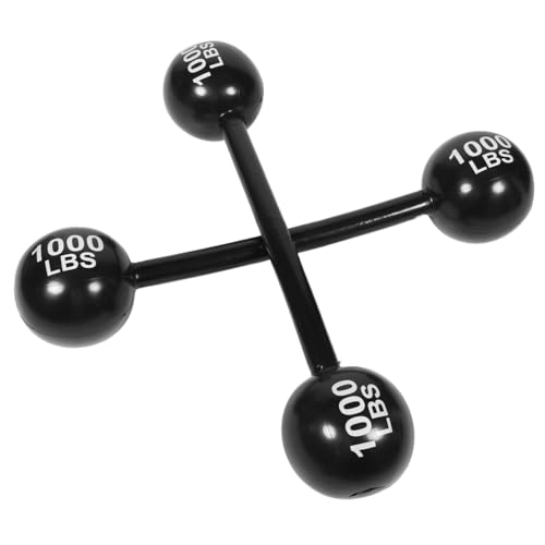 BESTonZON 2 STÜCK Teiliges Aufblasbares Hantelspielzeug Verstärkt PVC Robust für Erwachsene Party Sportaktivität Eltern Junge Mädchen Interaktion von BESTonZON