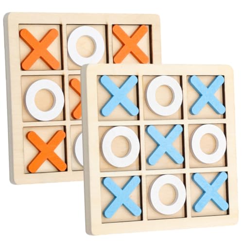 BESTonZON 2 Sätze Holz Toe Spiel Lernspielzeug aus Robustem Holz Pädagogisches Familienspiel für Denkförderung und Logisches Kompakt Sicher Interaktives Gesellschaftsspiel BESTonZON 2 Sätze Holz Toe Spiel Lernspielzeug aus Robustem Holz Pädagogisches Familienspiel für Denkförderung und Logisches Kompakt Sicher Interaktives Gesellschaftsspiel von BESTonZON