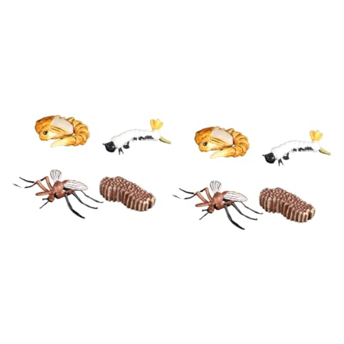 BESTonZON 2 Sätze Simulation Insektenmodell bastelzeug Craft Kunststoffmodell dekoring eincremehilfe Modelle tortendeko Einschulung Moskito-Modell Insektenfigurenmodell Tier Ornamente Kind von BESTonZON