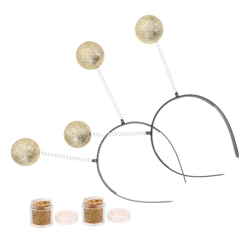 BESTonZON 2 Sätze Martian Antennen Stirnband Glitzer Kopfband Kostüm Zubehör Damen Mädchen für Halloween Karneval Party Glänzend Leicht Bequem BESTonZON 2 Sätze Martian Antennen Stirnband Glitzer Kopfband Kostüm Zubehör Damen Mädchen für Halloween Karneval Party Glänzend Leicht Bequem von BESTonZON