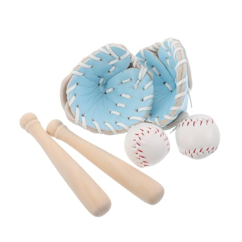 BESTonZON 2 Sätze Miniatur Baseball Schläger Handschuh Ball Set Kompakt Tragbar für Puppenhaus Zubehör Feengarten Dekoration Kreative Bastelprojekte BESTonZON 2 Sätze Miniatur Baseball Schläger Handschuh Ball Set Kompakt Tragbar für Puppenhaus Zubehör Feengarten Dekoration Kreative Bastelprojekte von BESTonZON