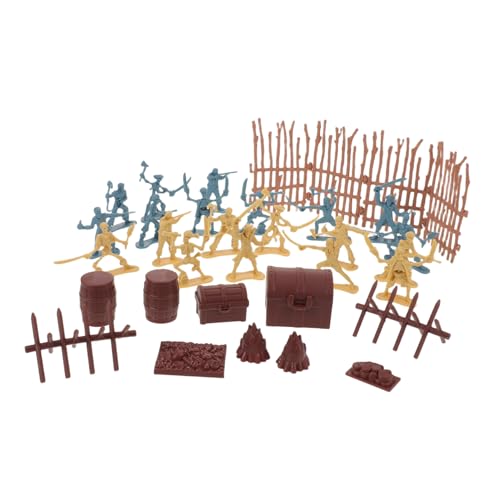 BESTonZON 2 Sätze Piraten Soldaten Modellspielzeug aus Robustem Kunststoff mit Vielfältigem Zubehör Mittelalterliche Ritter Figuren für Kreatives Tragbares Armee Spielset für Partyspaß BESTonZON 2 Sätze Piraten Soldaten Modellspielzeug aus Robustem Kunststoff mit Vielfältigem Zubehör Mittelalterliche Ritter Figuren für Kreatives Tragbares Armee Spielset für Partyspaß von BESTonZON