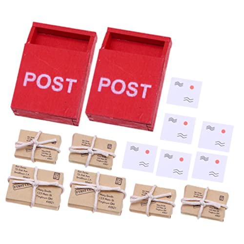 BESTonZON Dekorative Mini-briefkasten-Pakete Für Puppenhaus Miniatur-drucksets Jungen Und Mädchen Spielspielzeug Miniatur-Pakete Modell Puppenhaus- BESTonZON Dekorative Mini-briefkasten-Pakete Für Puppenhaus Miniatur-drucksets Jungen Und Mädchen Spielspielzeug Miniatur-Pakete Modell Puppenhaus- von BESTonZON