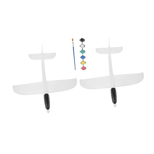 BESTonZON 2 Sätze Schaumgleiterspielzeug Schaumflugzeugspielzeug Für Schäumt Flugzeug Für DIY Flugzeug Aus Schaumstoff Selber Machen DIY-Graffiti-schaumflugzeug Weiß BESTonZON 2 Sätze Schaumgleiterspielzeug Schaumflugzeugspielzeug Für Schäumt Flugzeug Für DIY Flugzeug Aus Schaumstoff Selber Machen DIY-Graffiti-schaumflugzeug Weiß von BESTonZON