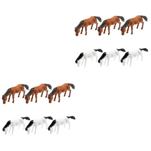 BESTonZON 2 Sätze Simulator- Animal Figures Animal Toys Filly Pferdchen Pferdespielzeug Pferdefigur Tortendeko Einschulung Landschaftsschmuck Statisches Solides Modell PVC 6 Stück * 2 BESTonZON 2 Sätze Simulator- Animal Figures Animal Toys Filly Pferdchen Pferdespielzeug Pferdefigur Tortendeko Einschulung Landschaftsschmuck Statisches Solides Modell PVC 6 Stück * 2 von BESTonZON