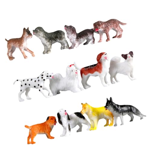 BESTonZON 2 Sätze Teiliges Mini Hundemodell aus Realistische Hundefiguren für Künstliches Haustierspielzeug und Schreibtischdekoration als Geburtstags BESTonZON 2 Sätze Teiliges Mini Hundemodell aus Realistische Hundefiguren für Künstliches Haustierspielzeug und Schreibtischdekoration als Geburtstags von BESTonZON