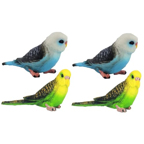 BESTonZON 2 Sätze Vogelspielzeug Für Papagei Künstlich Mini-kunstvögel Realistisch Kleine Vogelspielzeug Kleine Vögel Dekorative Requisiten Plastik 2 Stück * 2 BESTonZON 2 Sätze Vogelspielzeug Für Papagei Künstlich Mini-kunstvögel Realistisch Kleine Vogelspielzeug Kleine Vögel Dekorative Requisiten Plastik 2 Stück * 2 von BESTonZON