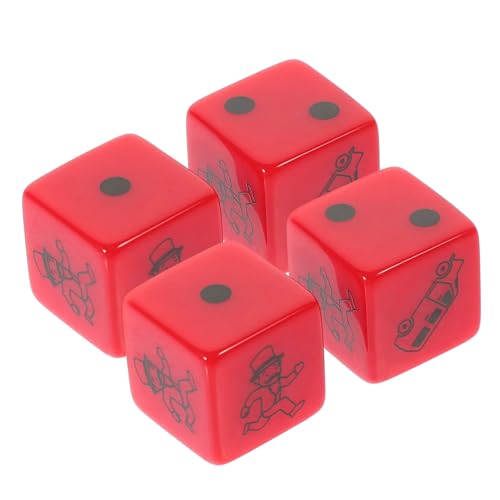 BESTonZON 2 Sätze -Würfel spielwürfel spielewürfel Tischspiel Zubehör Bar Spiele sechsseitige Würfel Schach Platzwertwürfel Würfel für zu Hause Würfel für Partyspiel Plastik rot BESTonZON 2 Sätze -Würfel spielwürfel spielewürfel Tischspiel Zubehör Bar Spiele sechsseitige Würfel Schach Platzwertwürfel Würfel für zu Hause Würfel für Partyspiel Plastik rot von BESTonZON