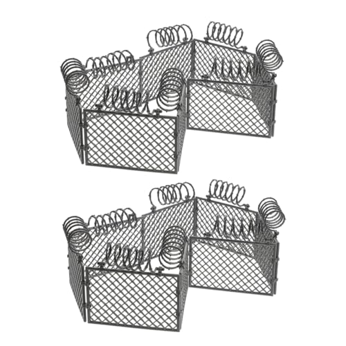 BESTonZON 2 Sätze Zubehör Für Schutznetz-bausteine Weißer Lattenzaun Mini Zaun Puppenhaus Mini-bauernhofzaun Spielzeugzaun Weihnachtsdorfzaun Kleiner Zaun Miniatur-feengartenzaun Abs Grey BESTonZON 2 Sätze Zubehör Für Schutznetz-bausteine Weißer Lattenzaun Mini Zaun Puppenhaus Mini-bauernhofzaun Spielzeugzaun Weihnachtsdorfzaun Kleiner Zaun Miniatur-feengartenzaun Abs Grey von BESTonZON