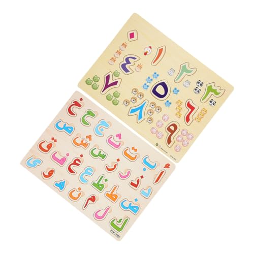 BESTonZON 2 Sätze passendes für Vorschulkinder holzspielzeug lernspielzeug Puzzle aus Holz Langlebiges Holz Puzzle Zahlenholzblöcke kleine Rätsel für BESTonZON 2 Sätze passendes für Vorschulkinder holzspielzeug lernspielzeug Puzzle aus Holz Langlebiges Holz Puzzle Zahlenholzblöcke kleine Rätsel für von BESTonZON