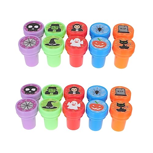 BESTonZON 2 Schachteln Halloween Stempel Für Weihnachtsstrumpffüller Stempel Für Geschenktütenfüller Für Halloween Siegelspielzeug Festival Stempelspielzeug Festival BESTonZON 2 Schachteln Halloween Stempel Für Weihnachtsstrumpffüller Stempel Für Geschenktütenfüller Für Halloween Siegelspielzeug Festival Stempelspielzeug Festival von BESTonZON