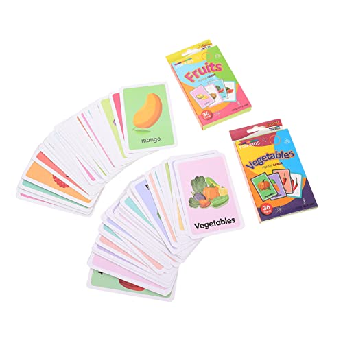 BESTonZON 2 Sets Früherziehungskarten Für Babys Für Kleinkinder Kinderspielzeug Lernkarten Für Kleinkinder Babyspielzeug Materialien Zur Sprachtherapie Lernspielzeug Lernkarten Für BESTonZON 2 Sets Früherziehungskarten Für Babys Für Kleinkinder Kinderspielzeug Lernkarten Für Kleinkinder Babyspielzeug Materialien Zur Sprachtherapie Lernspielzeug Lernkarten Für von BESTonZON