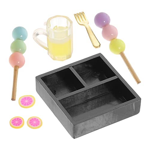BESTonZON 2 Sets Miniatur Essen Und Spielmodell Das Haustablett Dekoration Getränkeornamente Foto Requisiten Miniaturhäuser Ornamente Miniatur Teetasse Miniatur Kuchenteller BESTonZON 2 Sets Miniatur Essen Und Spielmodell Das Haustablett Dekoration Getränkeornamente Foto Requisiten Miniaturhäuser Ornamente Miniatur Teetasse Miniatur Kuchenteller von BESTonZON