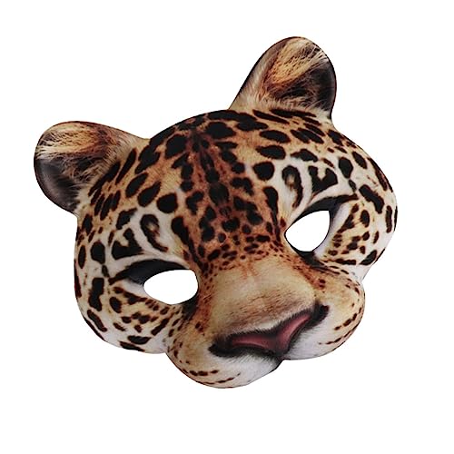 BESTonZON 2 Stk Halloween-maske Partyzubehör Für Erwachsene Kleidung Für Männer Neuheiten Leopard Geistermaske Tier Atmungsaktive Maske Beängstigend Geisterdekor Eva Kinderwagen Mann Cosplay von BESTonZON