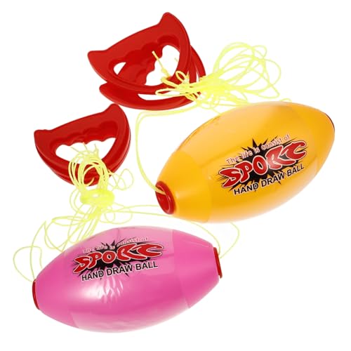 BESTonZON 2 Stück Ball für Zwei Spieler interaktives Partner hühner motorik العاب الاطفال Hand-Fitnessball Gymnastikball Bälle ziehen Sport Yellow BESTonZON 2 Stück Ball für Zwei Spieler interaktives Partner hühner motorik العاب الاطفال Hand-Fitnessball Gymnastikball Bälle ziehen Sport Yellow von BESTonZON