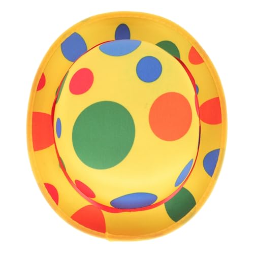 BESTonZON 2 Stück Clown Cosplay Hut Halloween Kostüm Kreativ Leicht und Bequem Für Clown Performance und Party Zubehör BESTonZON 2 Stück Clown Cosplay Hut Halloween Kostüm Kreativ Leicht und Bequem Für Clown Performance und Party Zubehör von BESTonZON