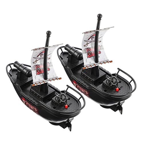 BESTonZON 2 Stück Elektrisches Piratenschiff für Badespaß mit Schwimmenden Modellen für Badewanne und Pool Leicht Gefertigt BESTonZON 2 Stück Elektrisches Piratenschiff für Badespaß mit Schwimmenden Modellen für Badewanne und Pool Leicht Gefertigt von BESTonZON
