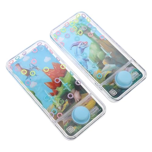 BESTonZON 2 Stück Ferrule Wassermaschine Reisespielzeug Handheld Spielkonsole Für Für Kleinkinder Mini Basketball Kinderspielzeug Mini Handheld Spielkonsolen Aus Kunststoff von BESTonZON