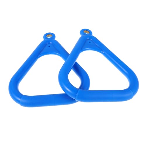 BESTonZON 2 Stück Gymnastikringe aus Robustem Vielseitig Einsetzbar für Indoor Outdoor Spielplatz für Kletter und Fitnessübungen von BESTonZON